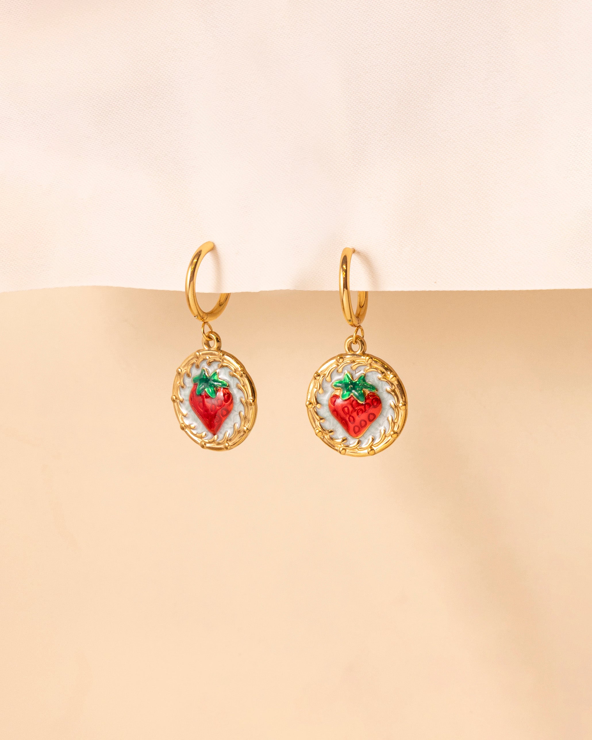 Berry Tart Charm Hoops