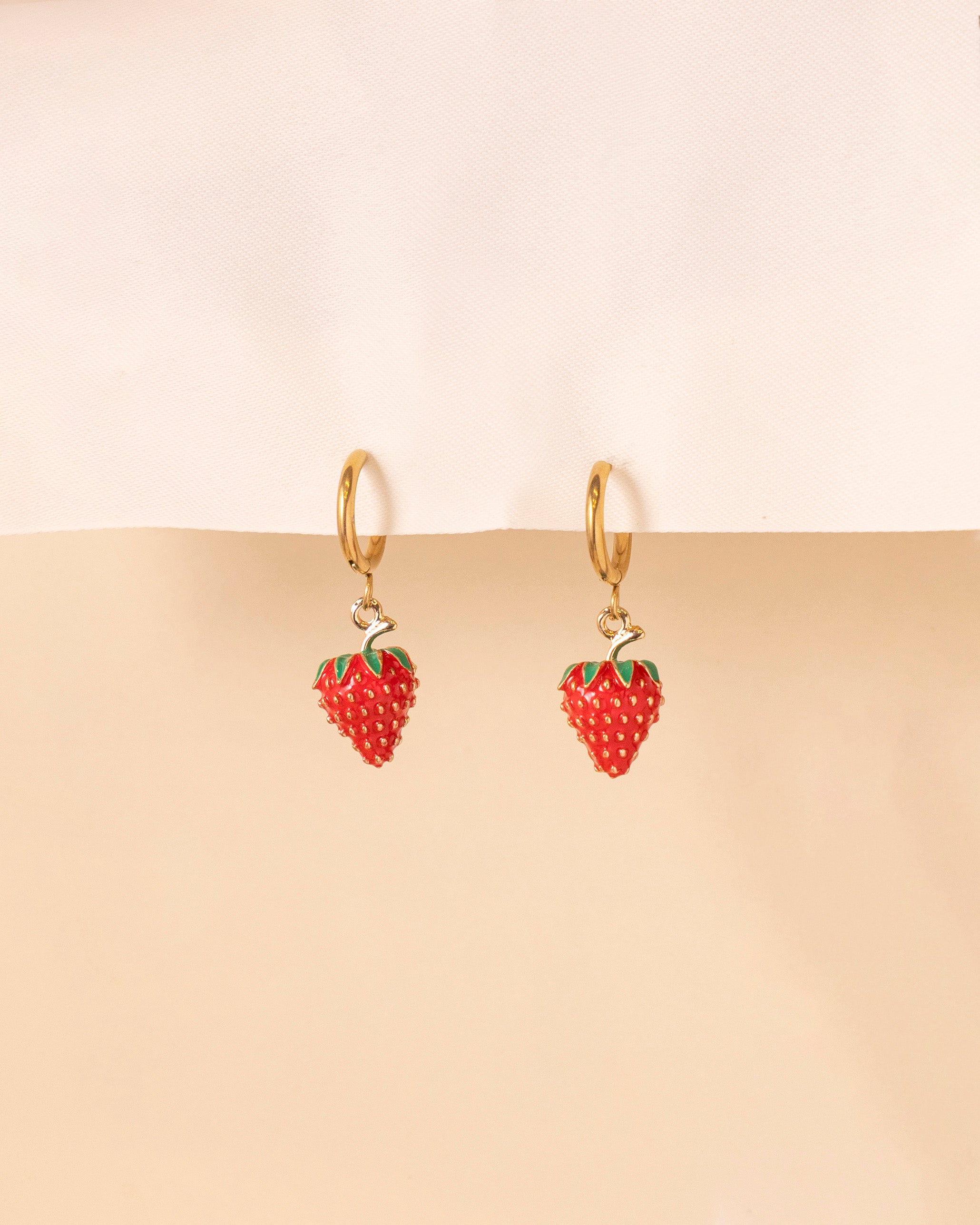 Berry Charm Hoops