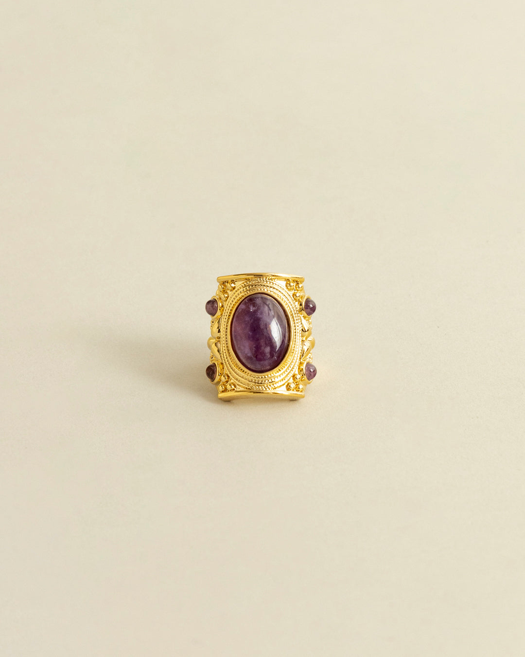 Amethyst Stone Ring