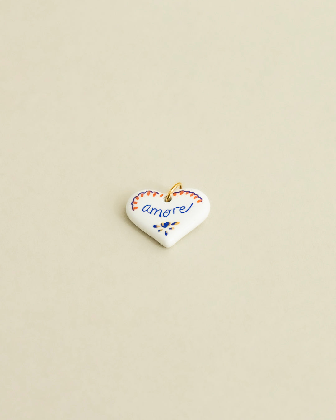 Heart on your sleeve charm