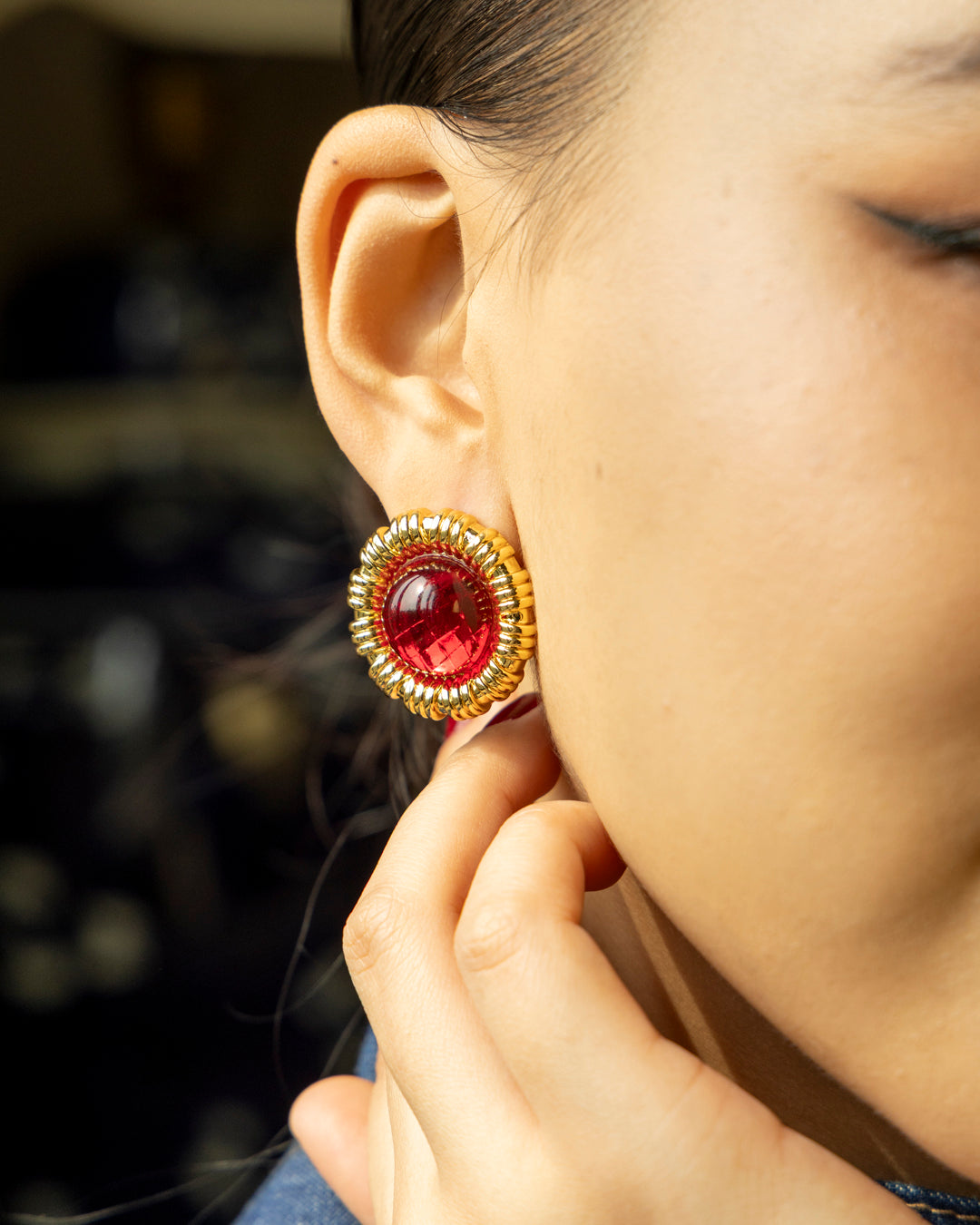 Carmine Studs