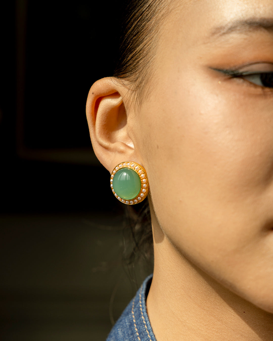 Jade Studs