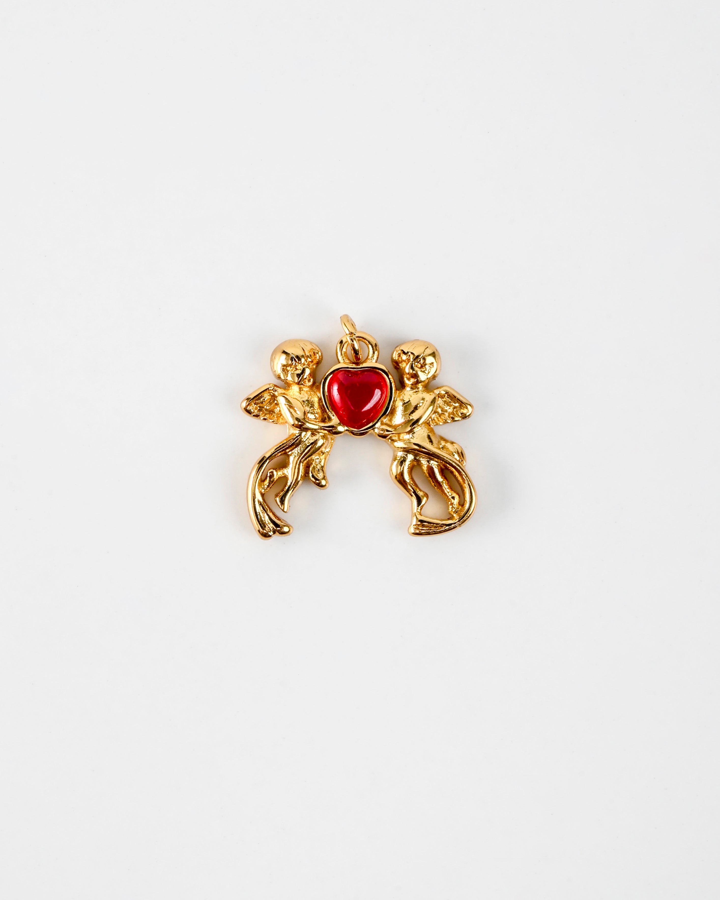 Cherub Heart Charm