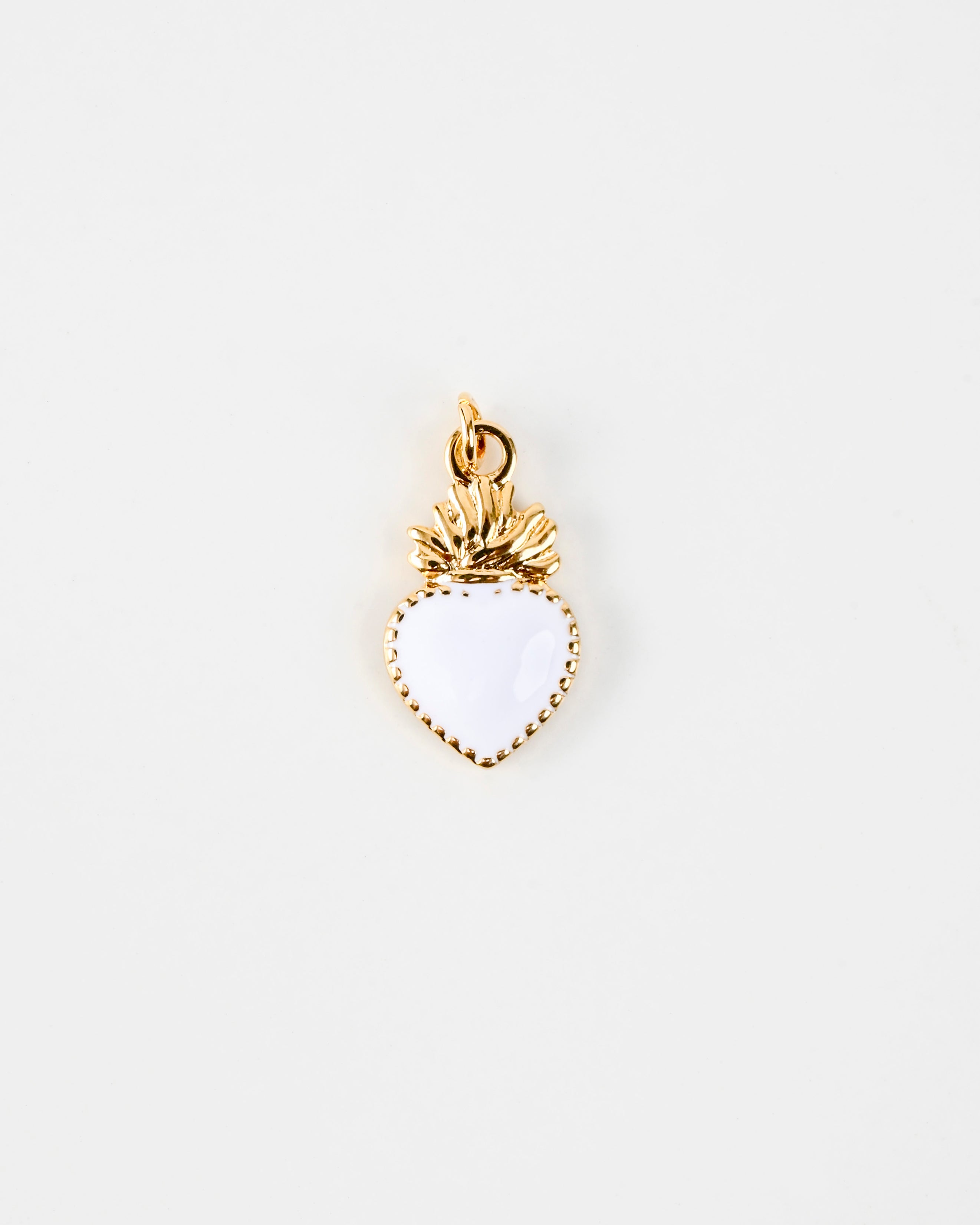 Flame Heart Charm