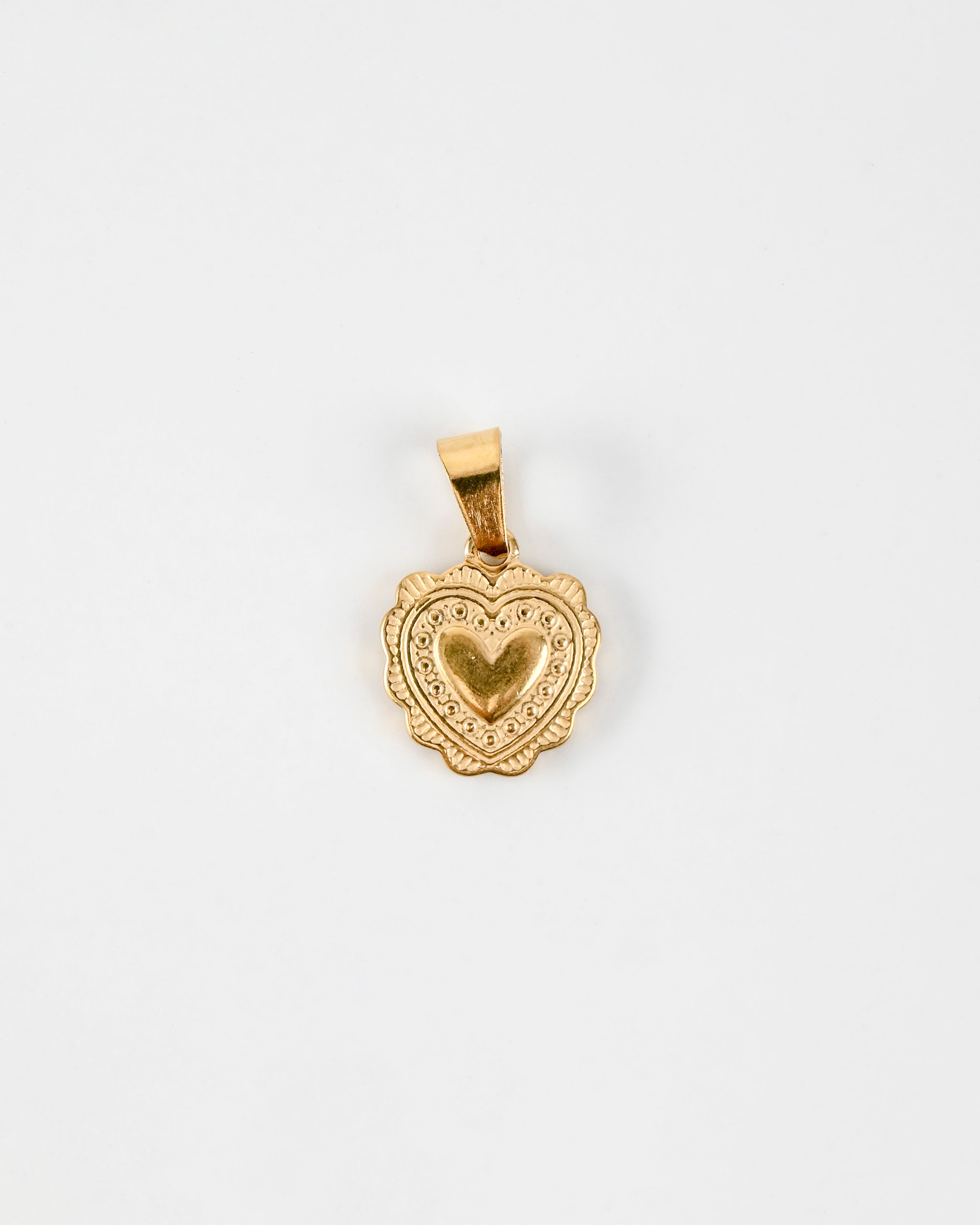 Lace Heart Charm