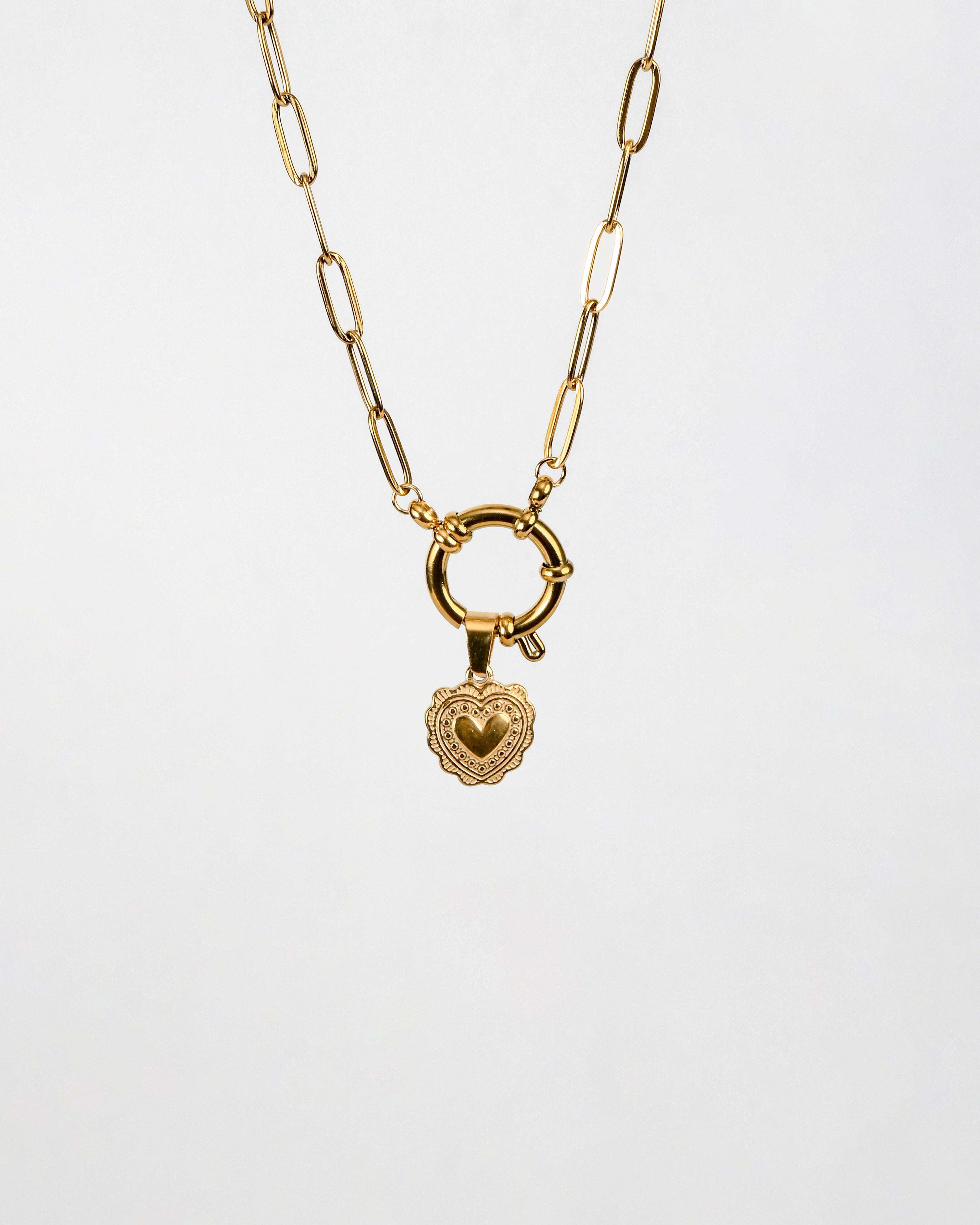 Lace Heart Charm