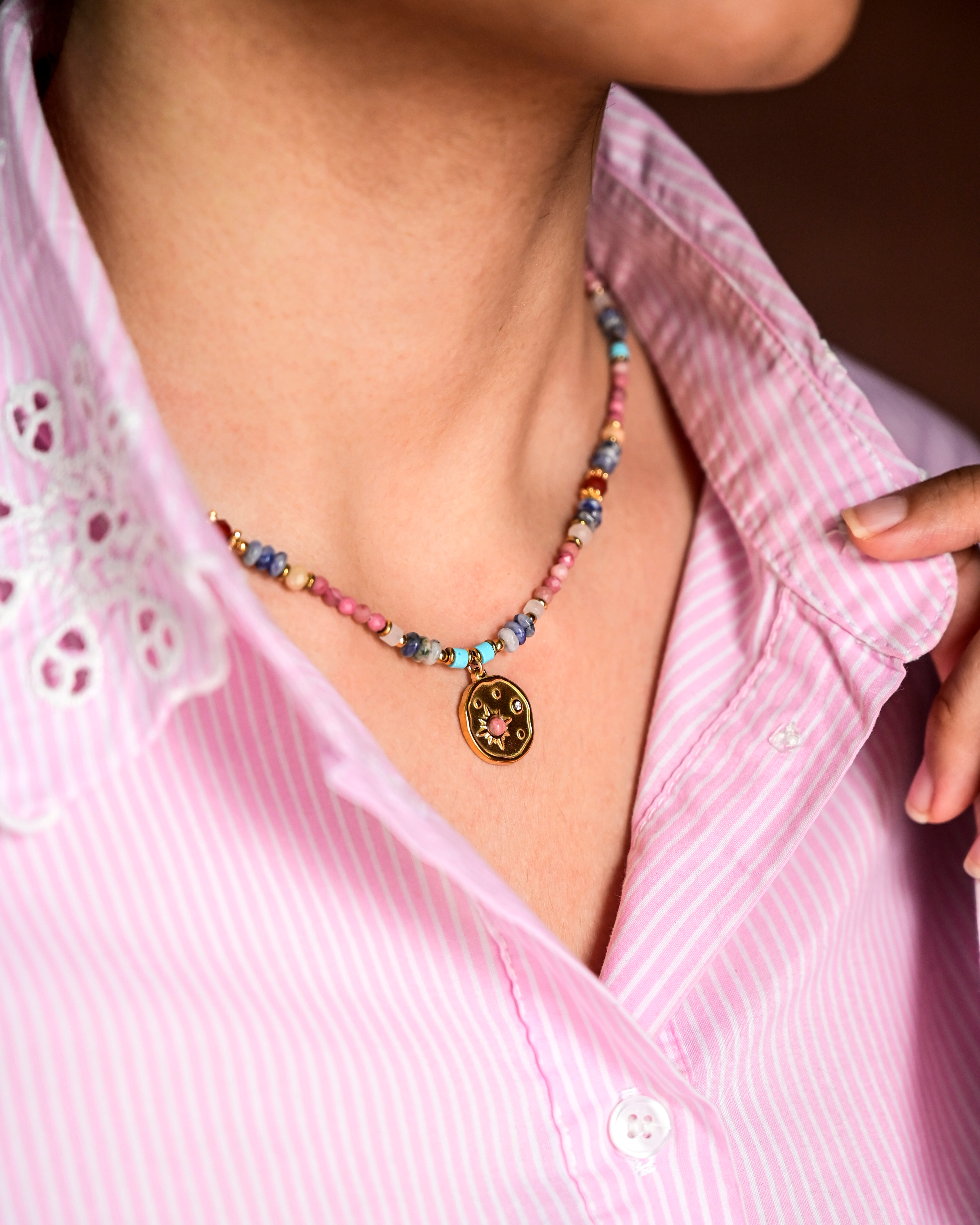 Stargazer Beaded Necklace
