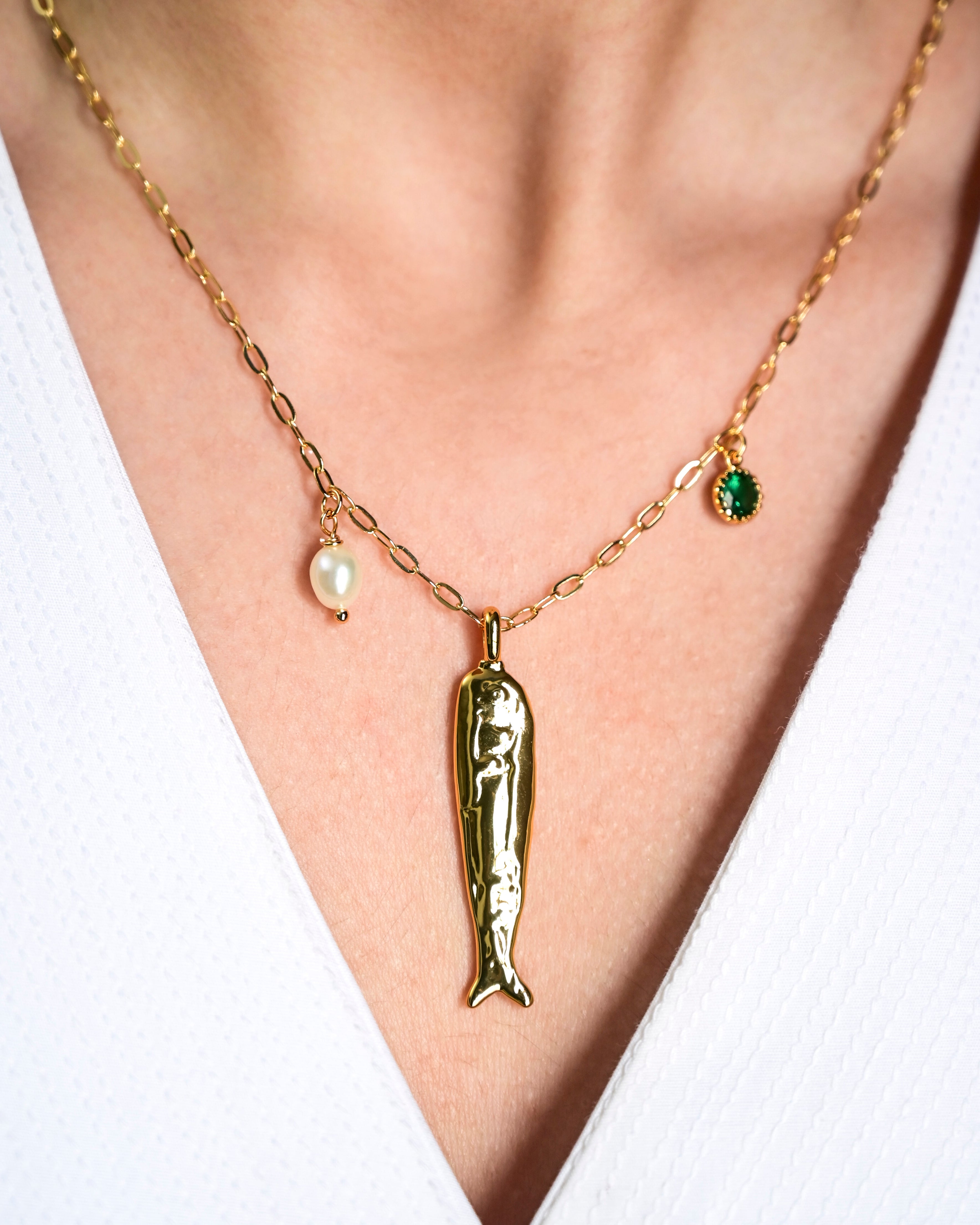 She's a Catch Necklace