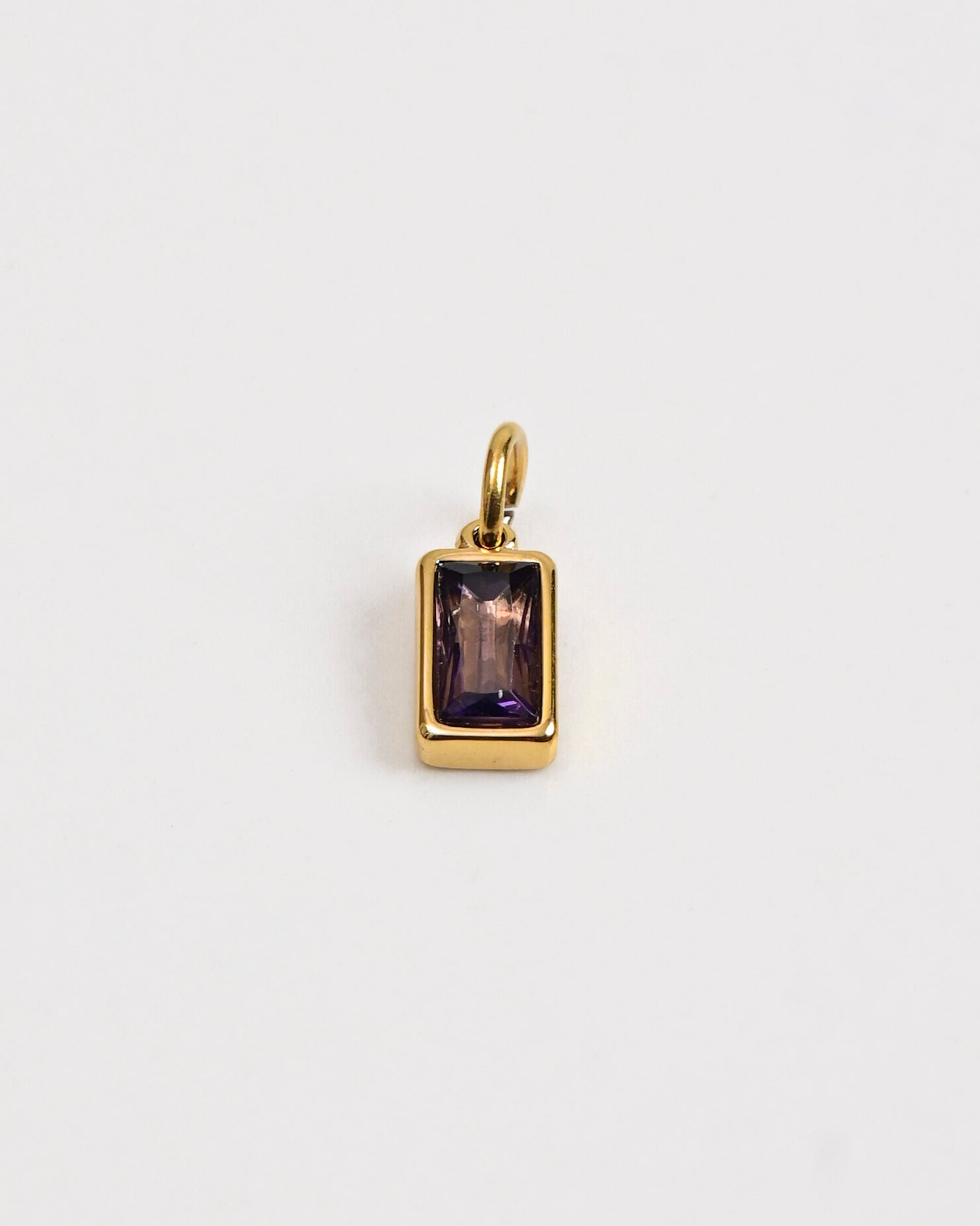 Birthstone Charms - Rectangle