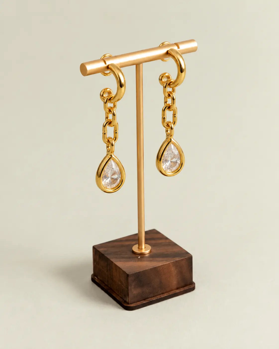 Bezel Set Danglers