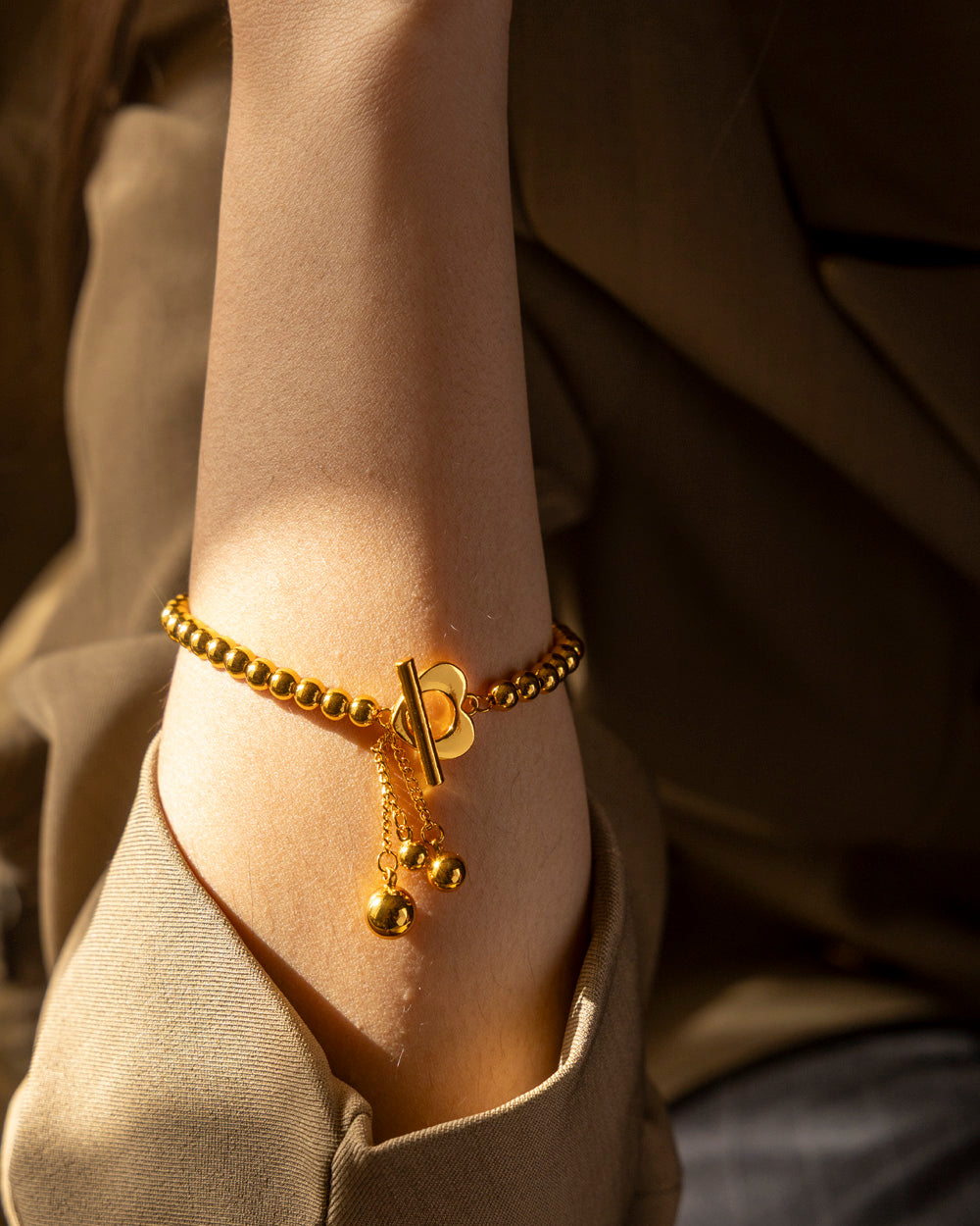 Golden Hour Toggle Bracelet