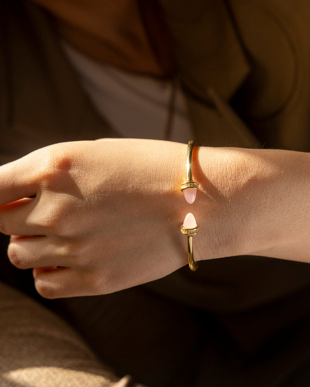 Peony Bangle Cuff