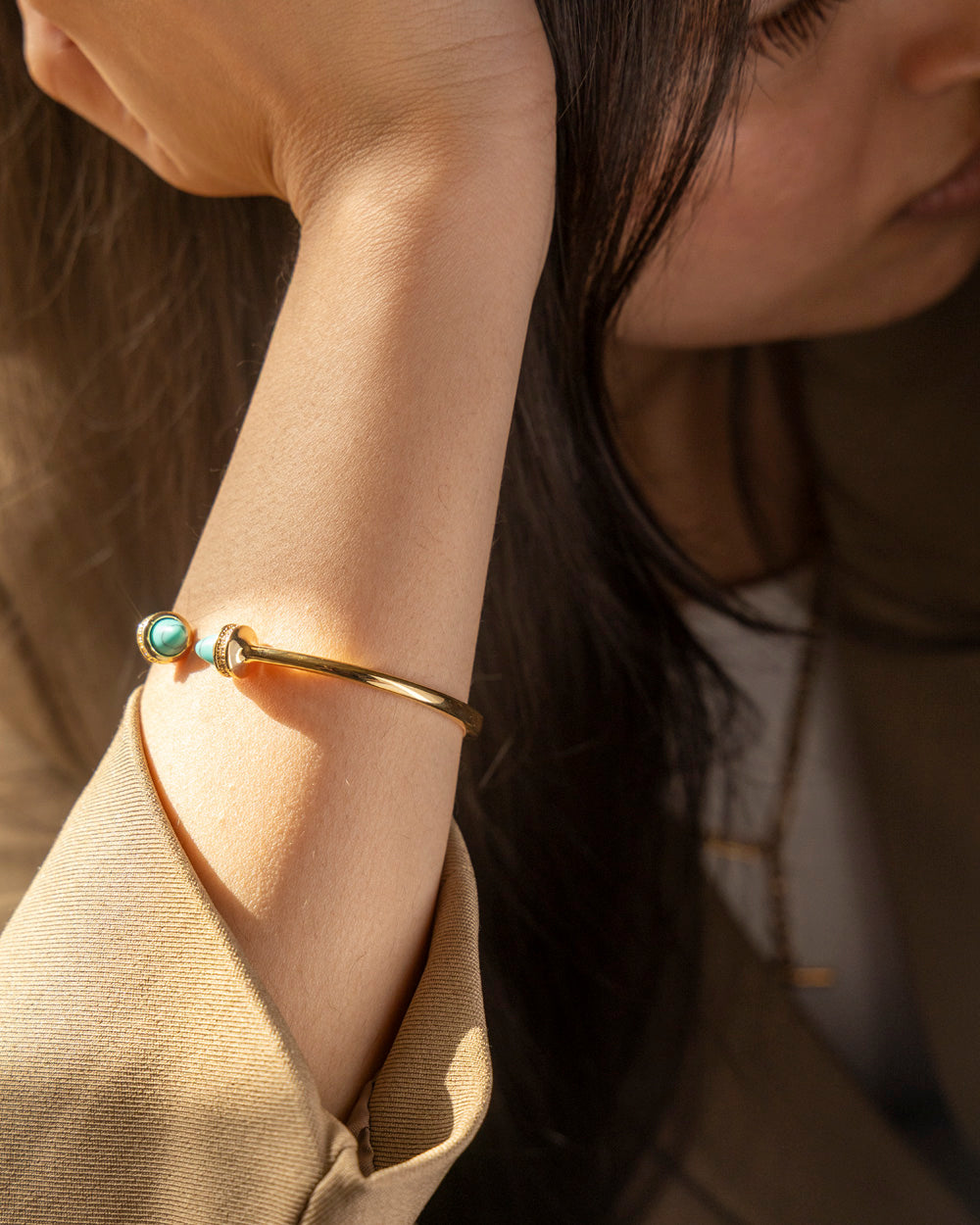 Firoza Bangle Cuff